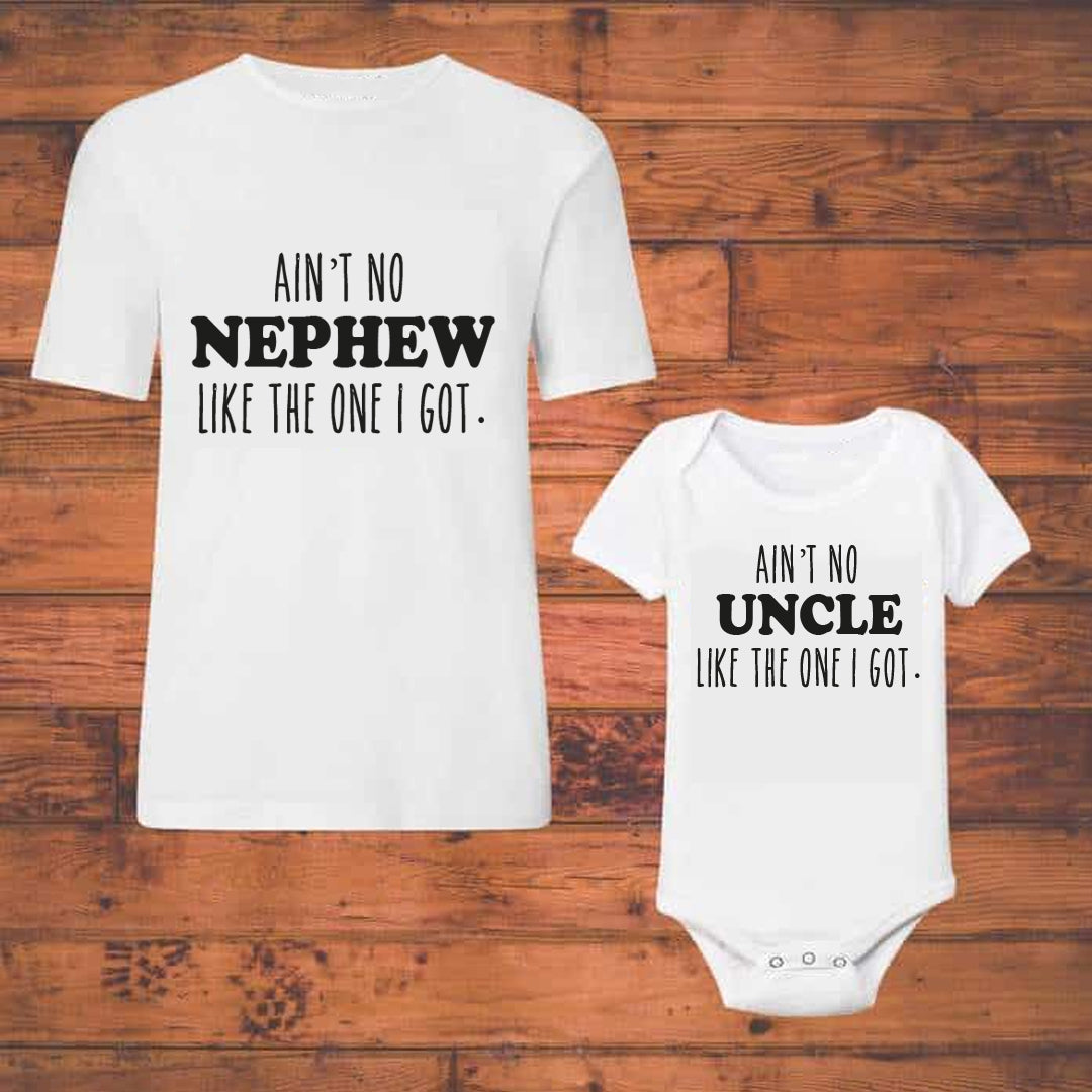 Personalised T-shirt and Onesie Twinning Set