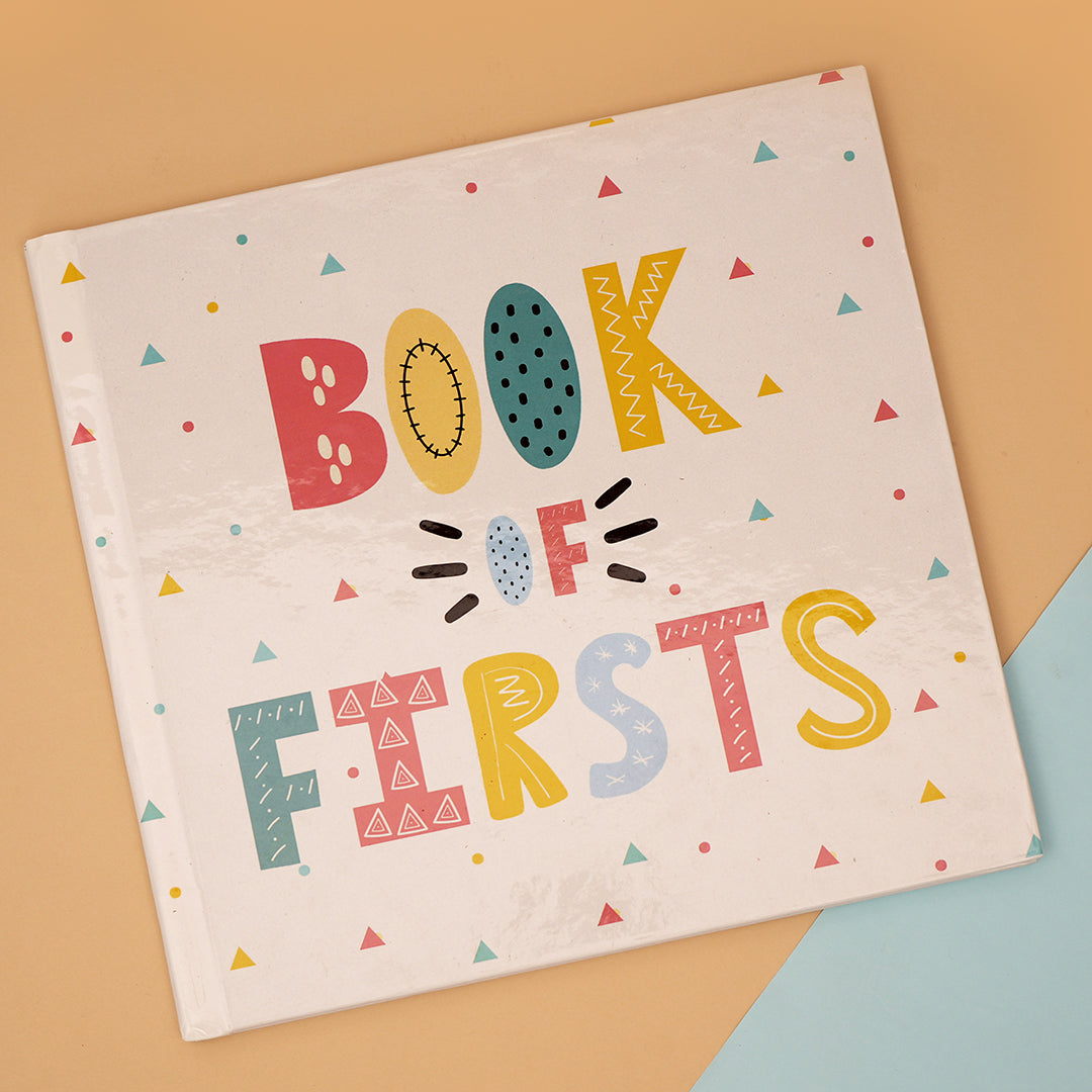 Personalised Baby Journal Book of First