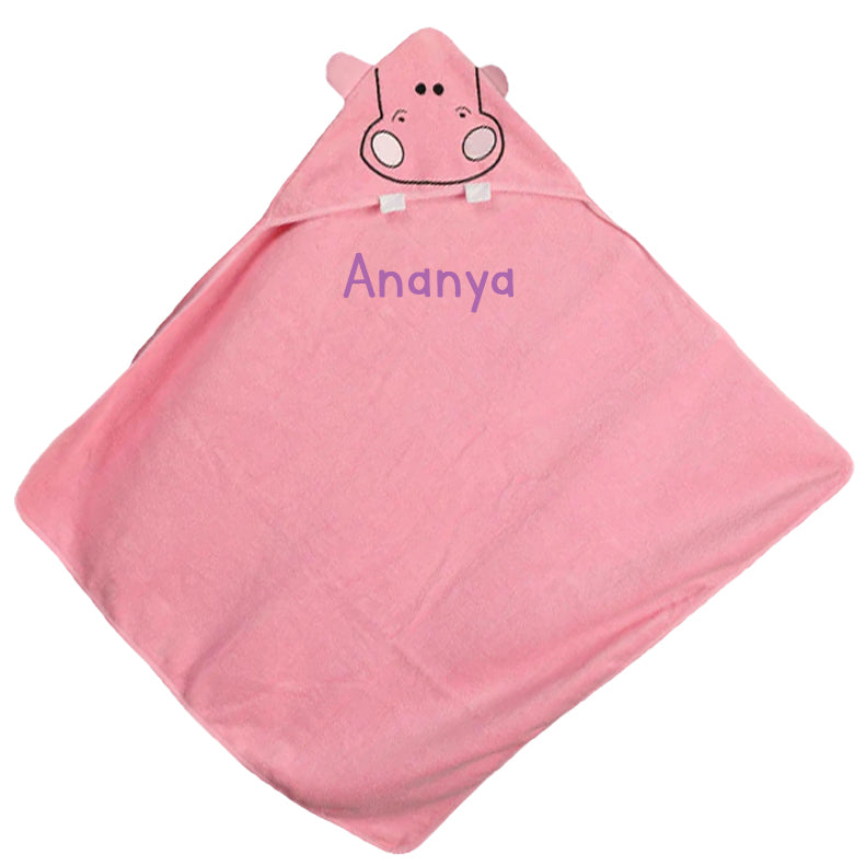 Hooded Personalised Baby Towel