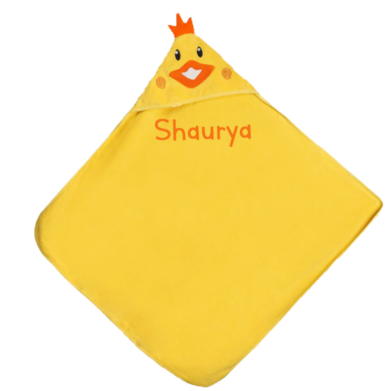 Hooded Personalised Baby Towel