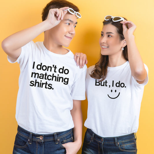 Couple Personalised Matching Tees