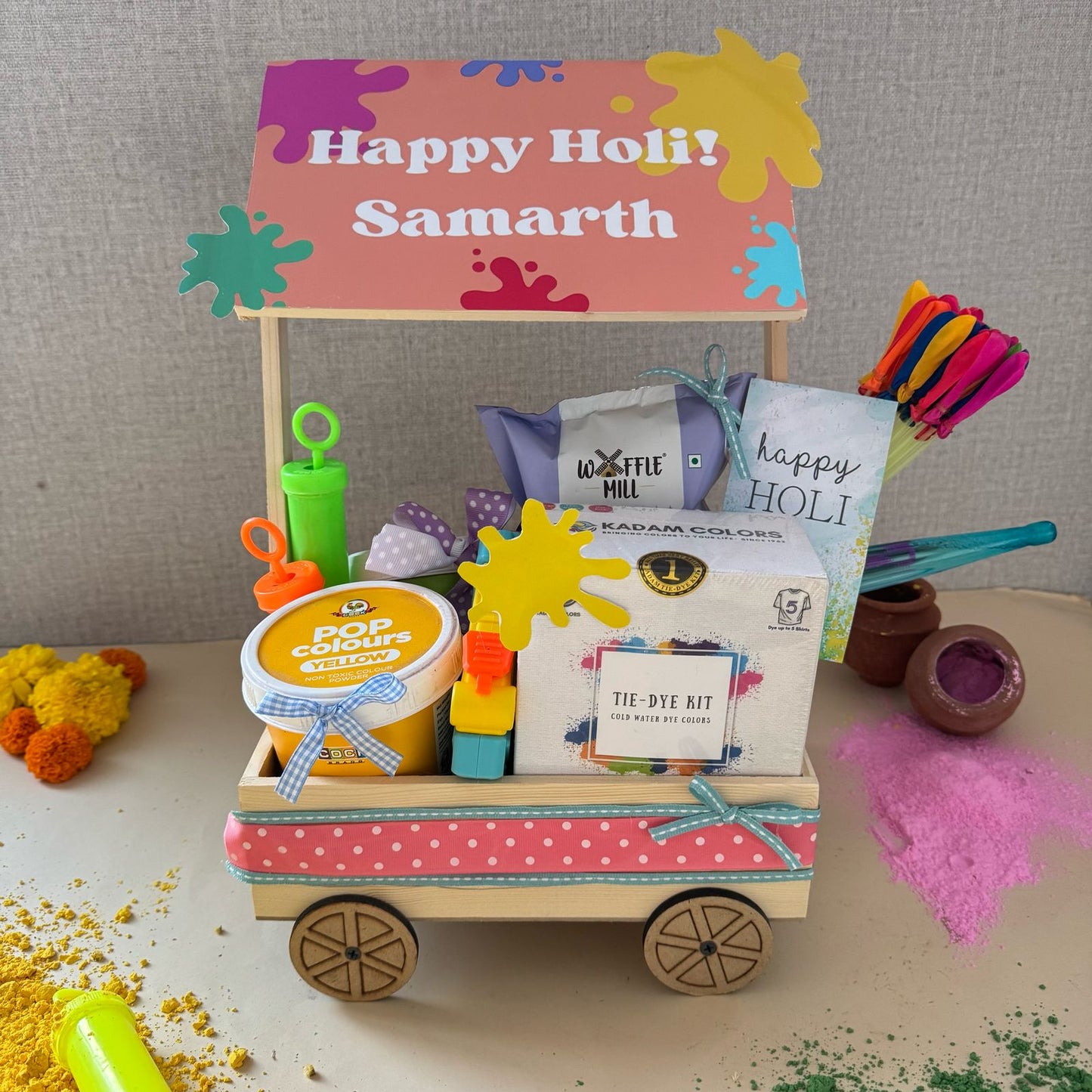 Kids Holi Cart