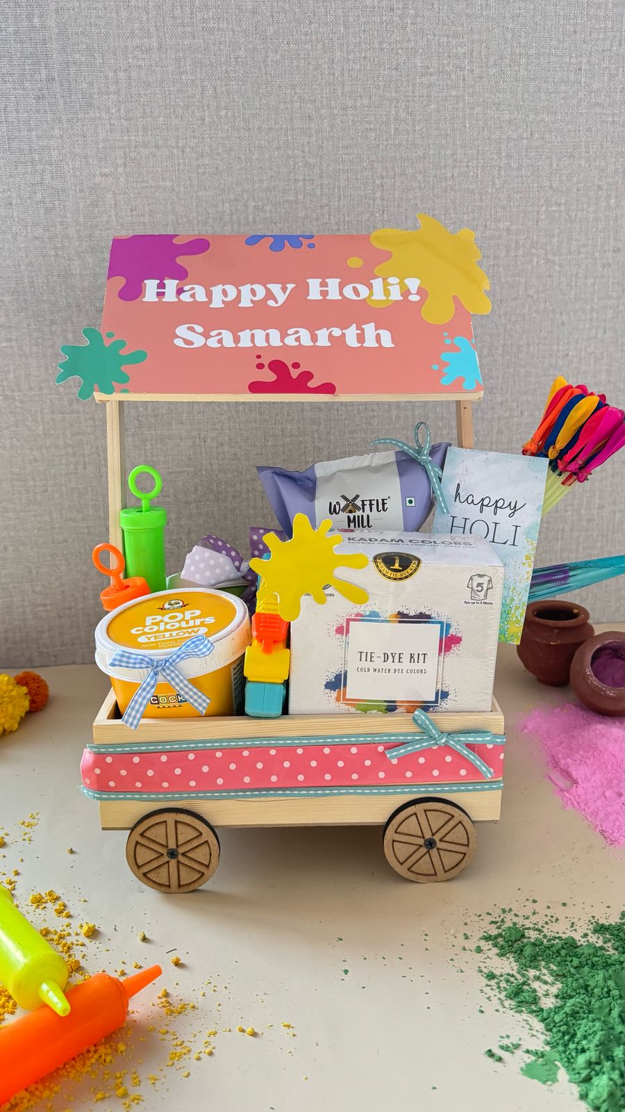 Kids Holi Cart