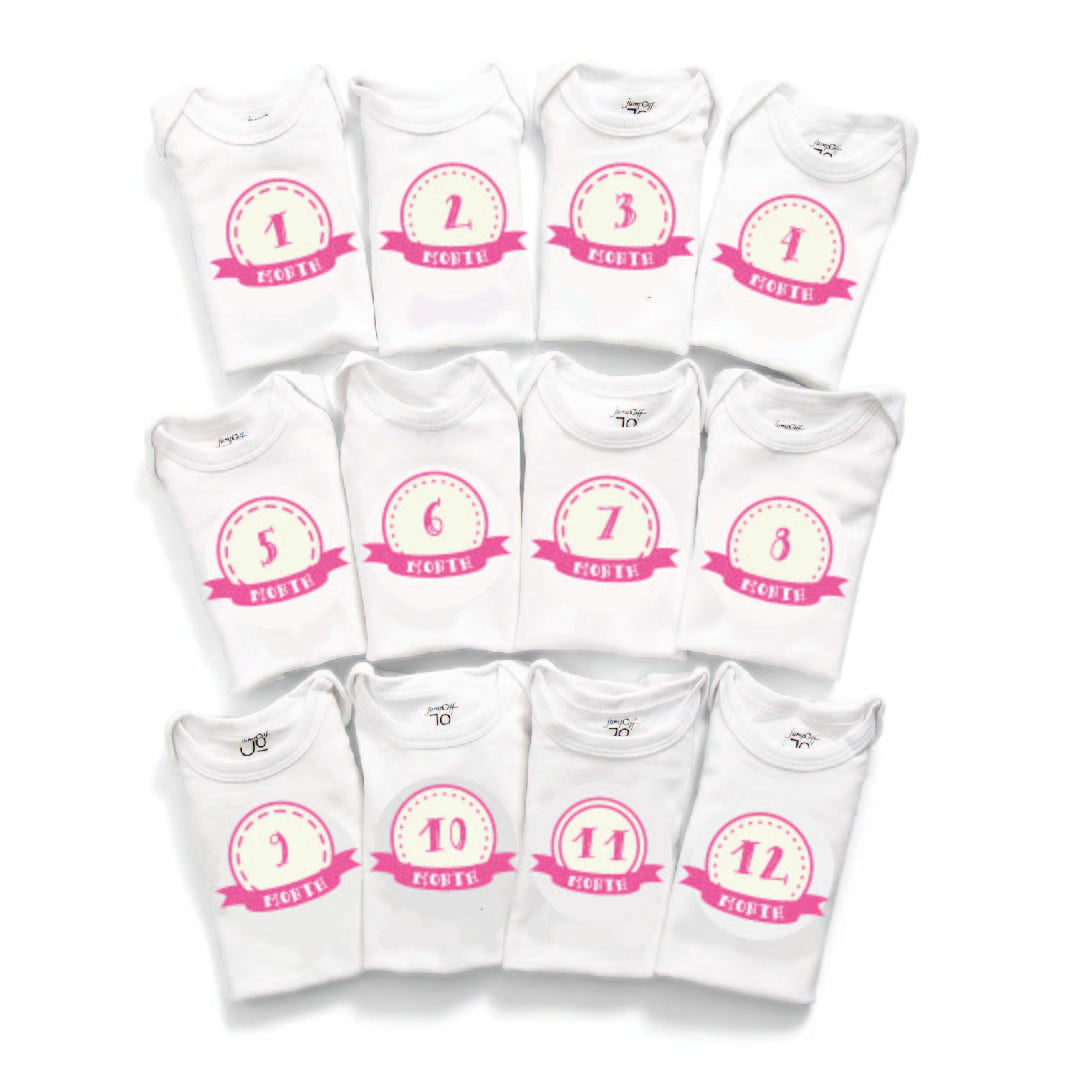 Personalised Milestone Onesies