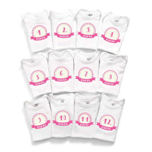 Personalised Milestone Onesies
