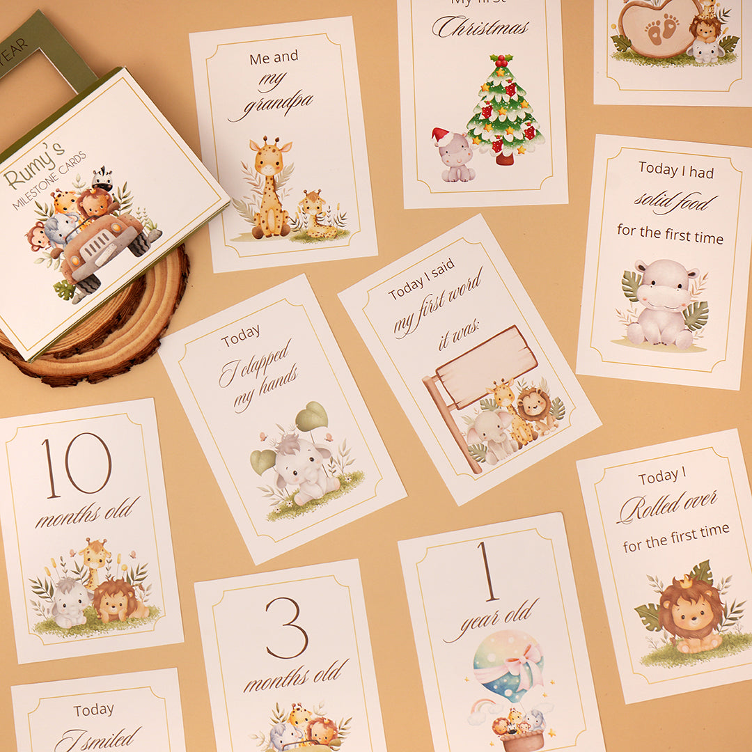Personalised Milestone Cards