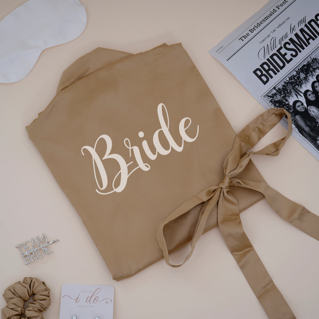Personalised Satin Robe