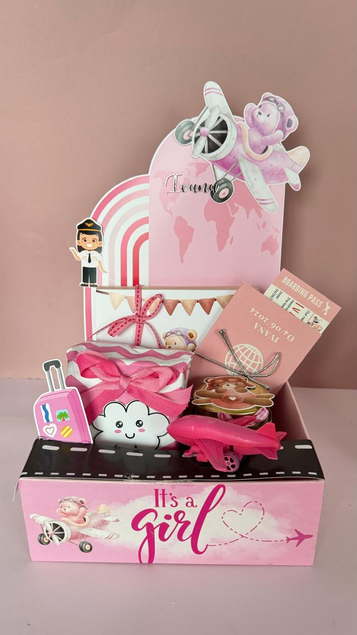 Baby Co-Pilot Birth Announcements Hamper