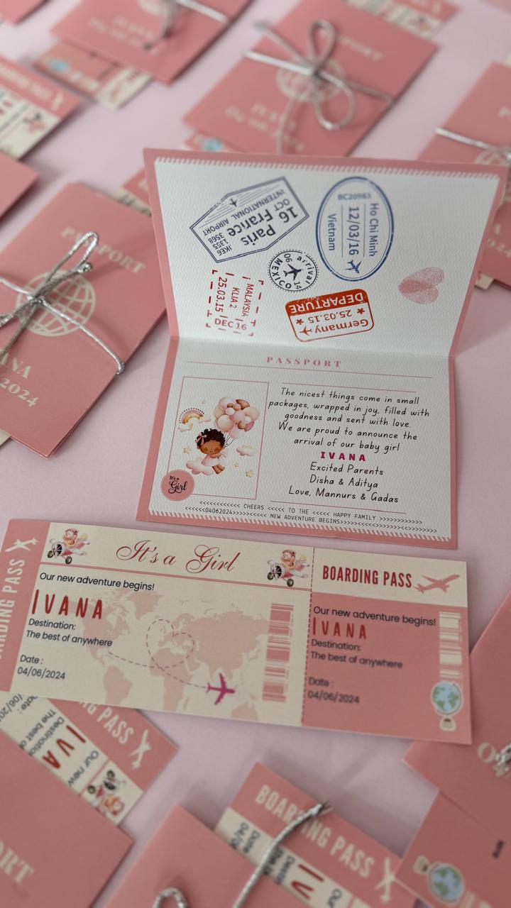 Baby Co-Pilot Birth Announcements Hamper
