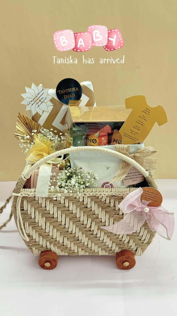 Beige Gold Basket