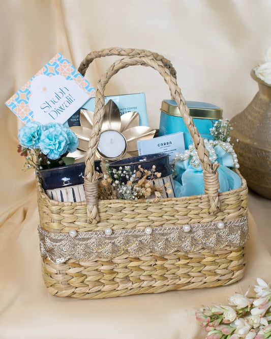 The Blue Bloom Basket