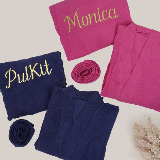 Personalised Couple Robes