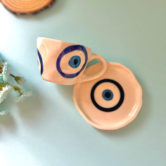 Evil Eye Cup + Cookie Tray Gift Set