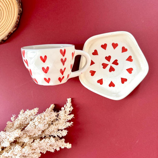 Heart Cup + Cookie Tray Gift Set