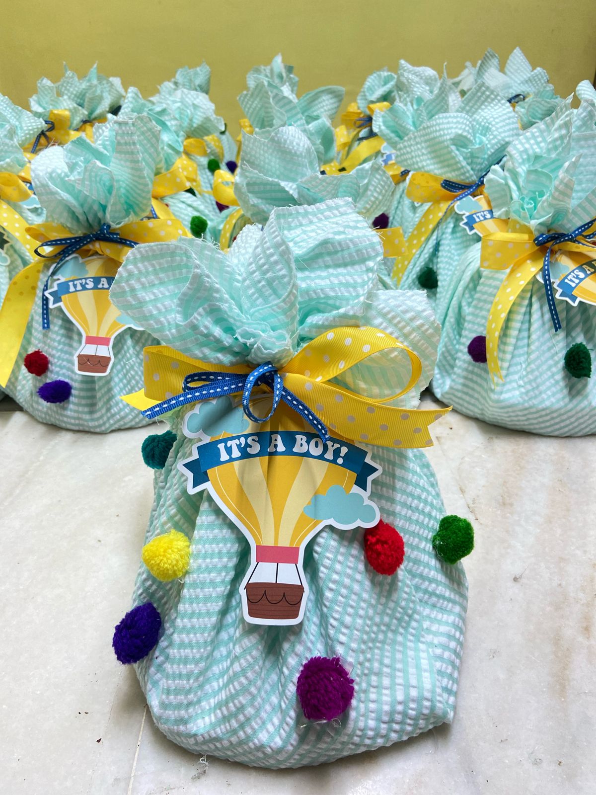 Parachute Birth Announcements Hamper