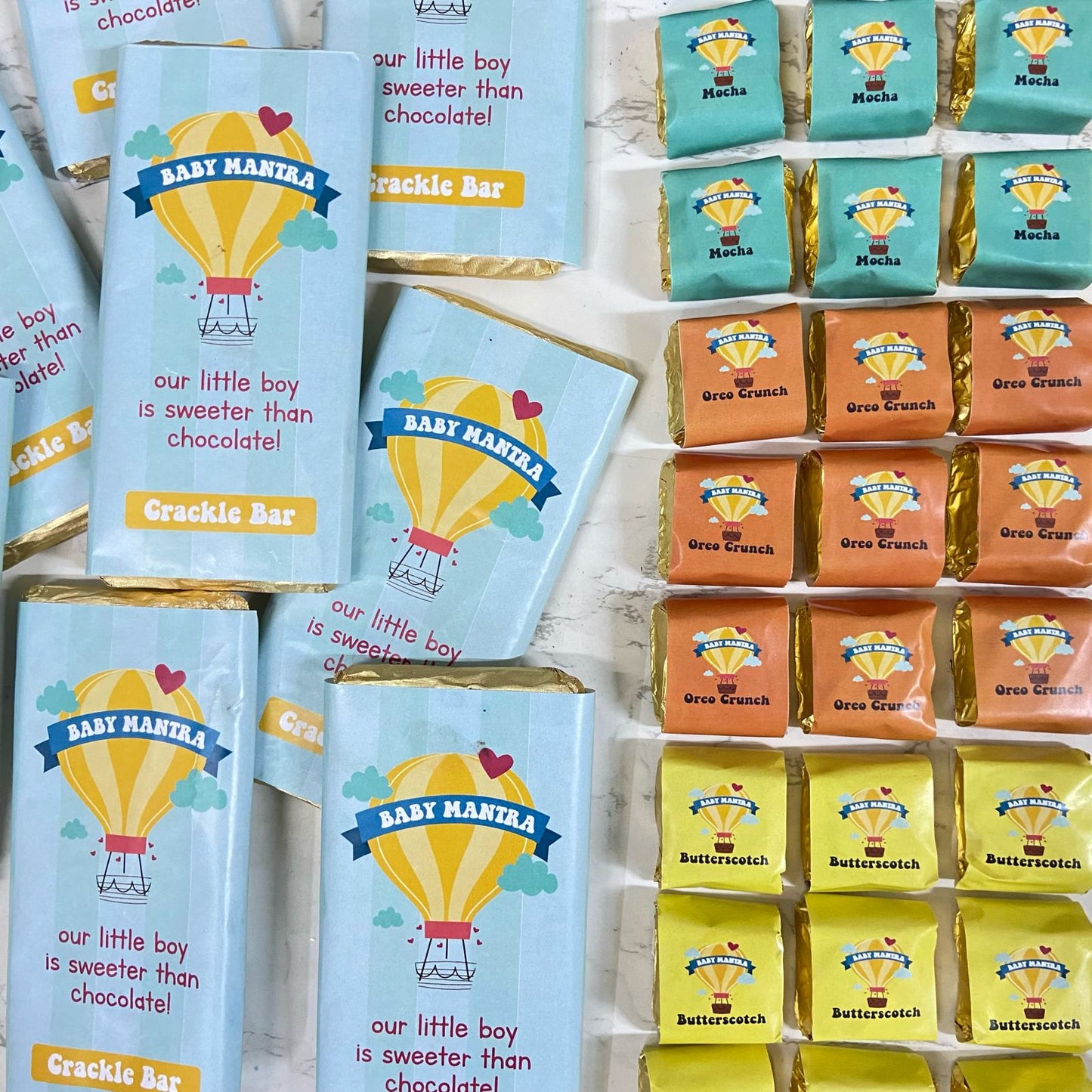 Parachute Birth Announcements Hamper