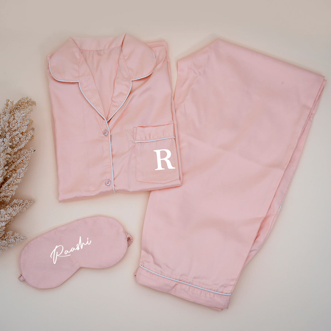 Personalised Satin Pyjamas