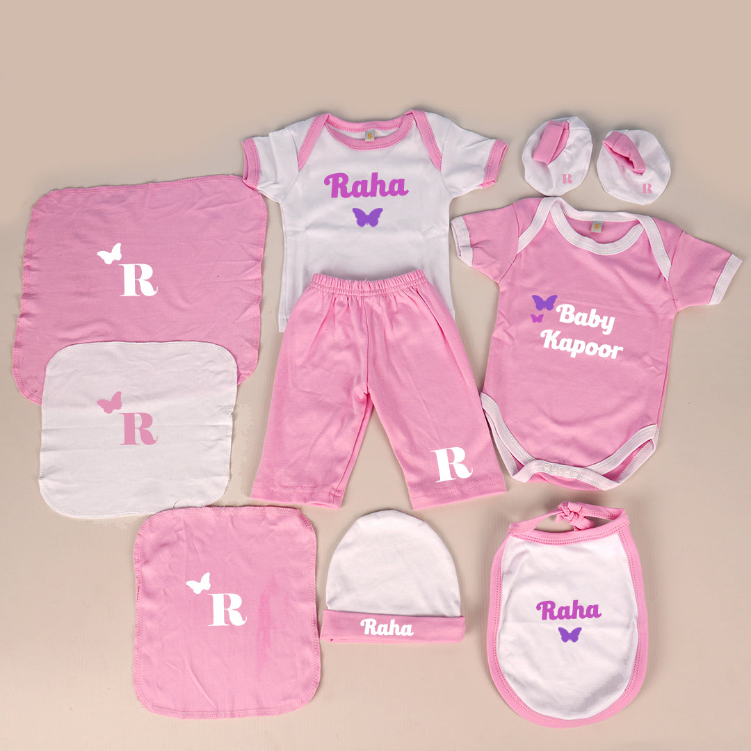 Personalised Gift Set for Baby (PINK)