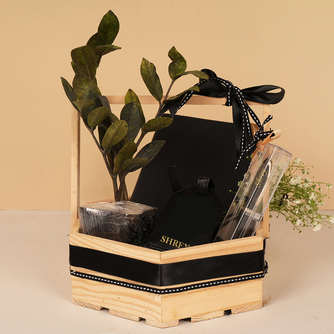 Wooden Basket for Him