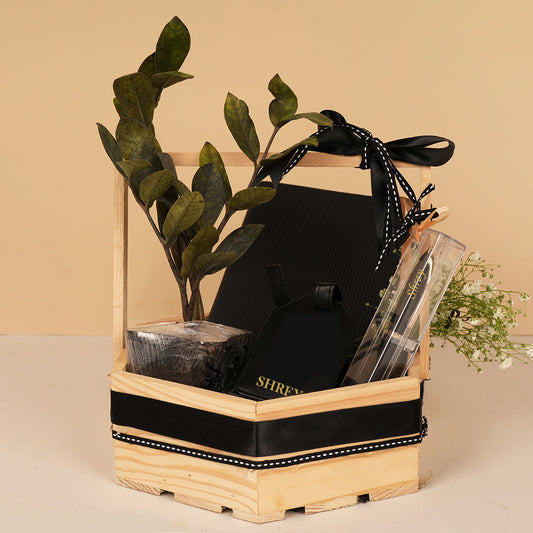Wooden Basket for Him