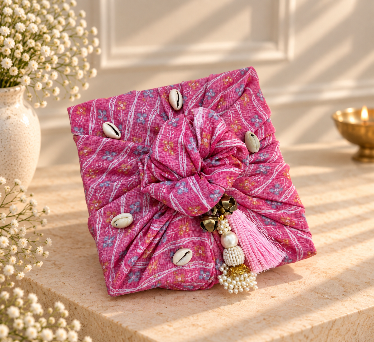 Festive pink box