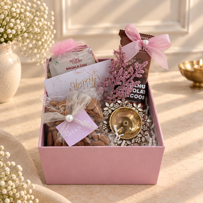 Festive pink box