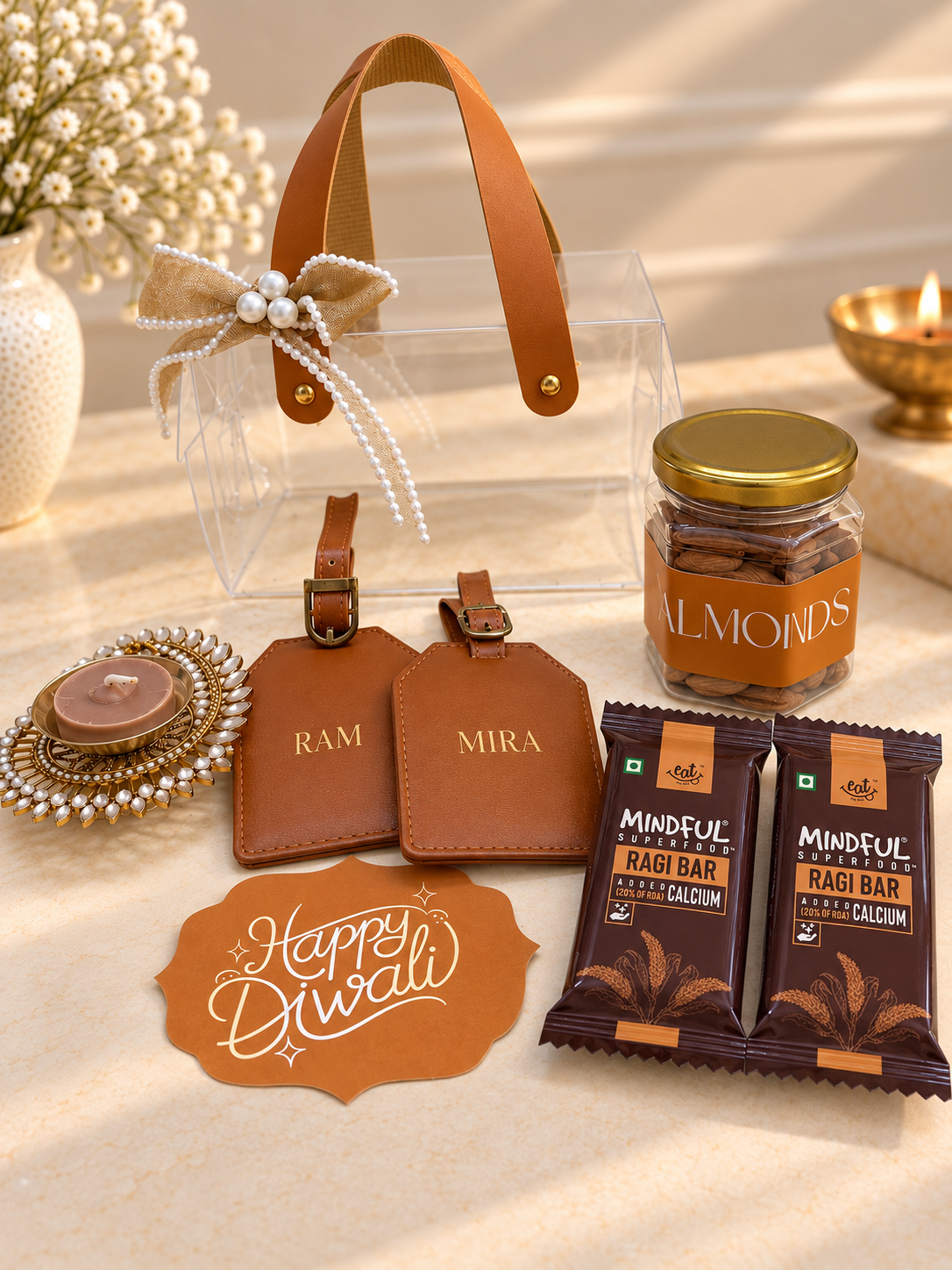 Mini tan box