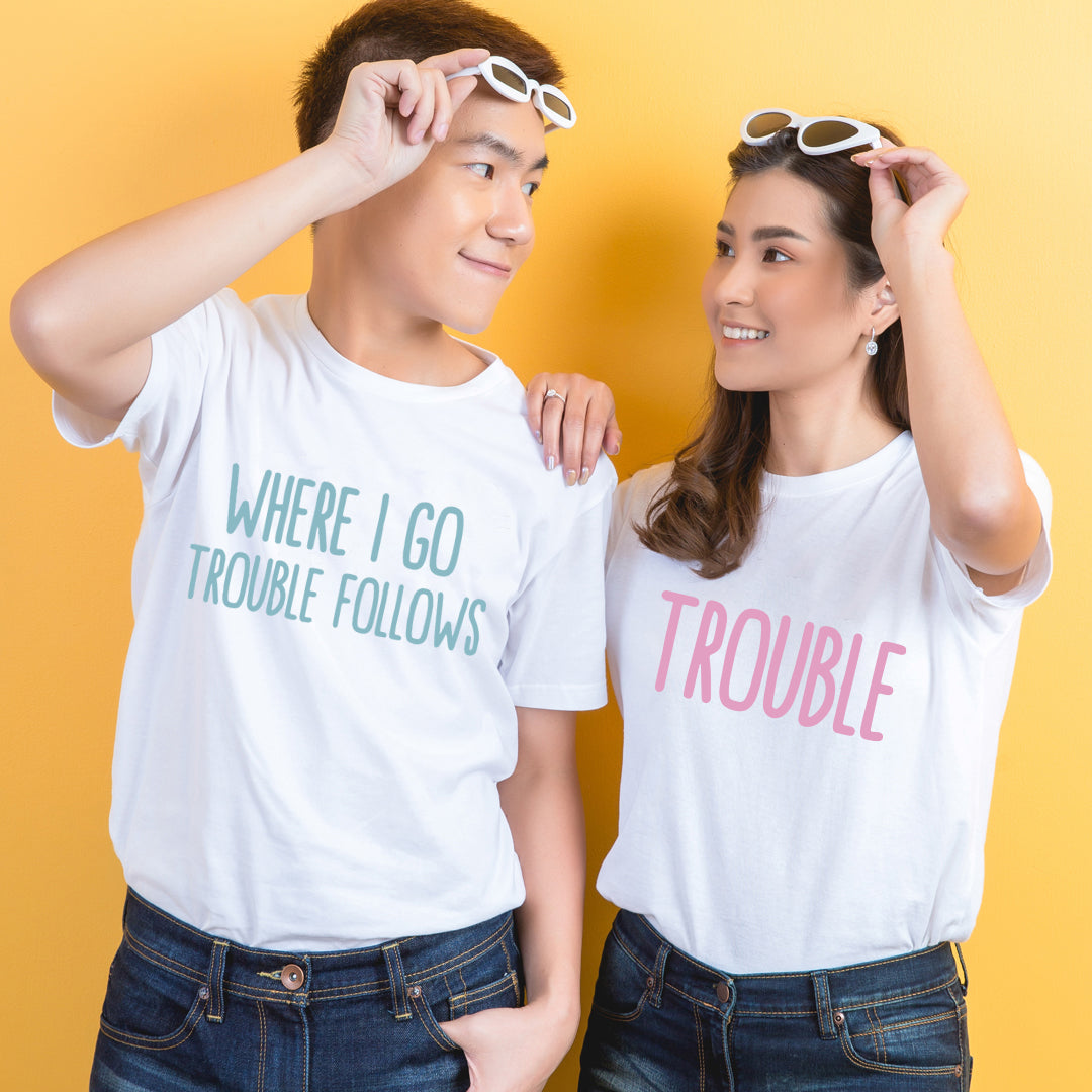 Couple Personalised Matching Tees