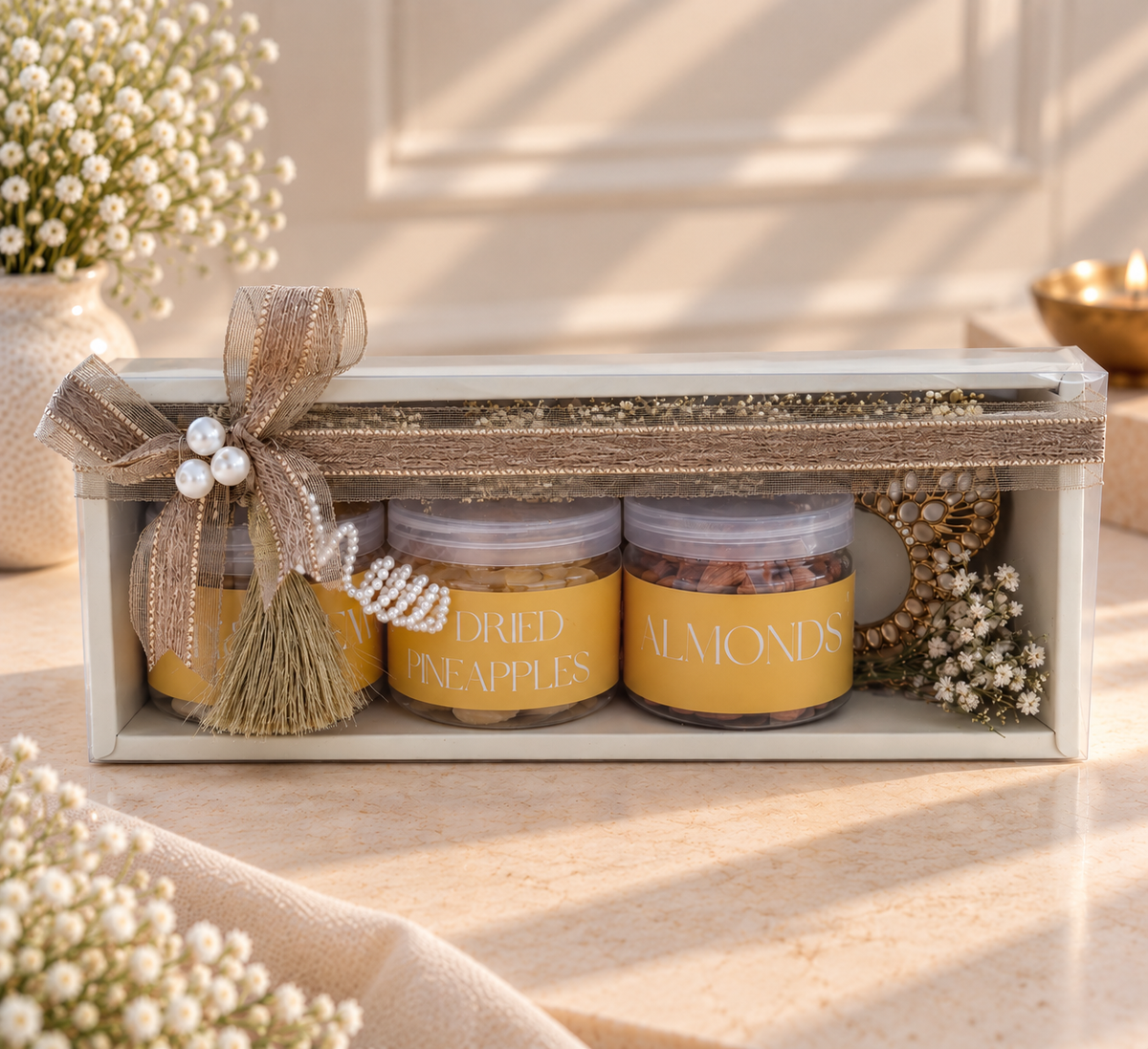 Triple jar box