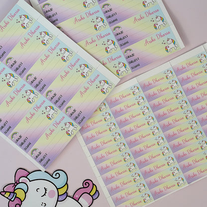 Personalised Waterproof Stickers + School Labels