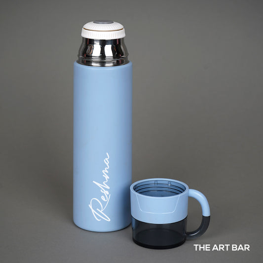 Personalised Bottle with attached Cup