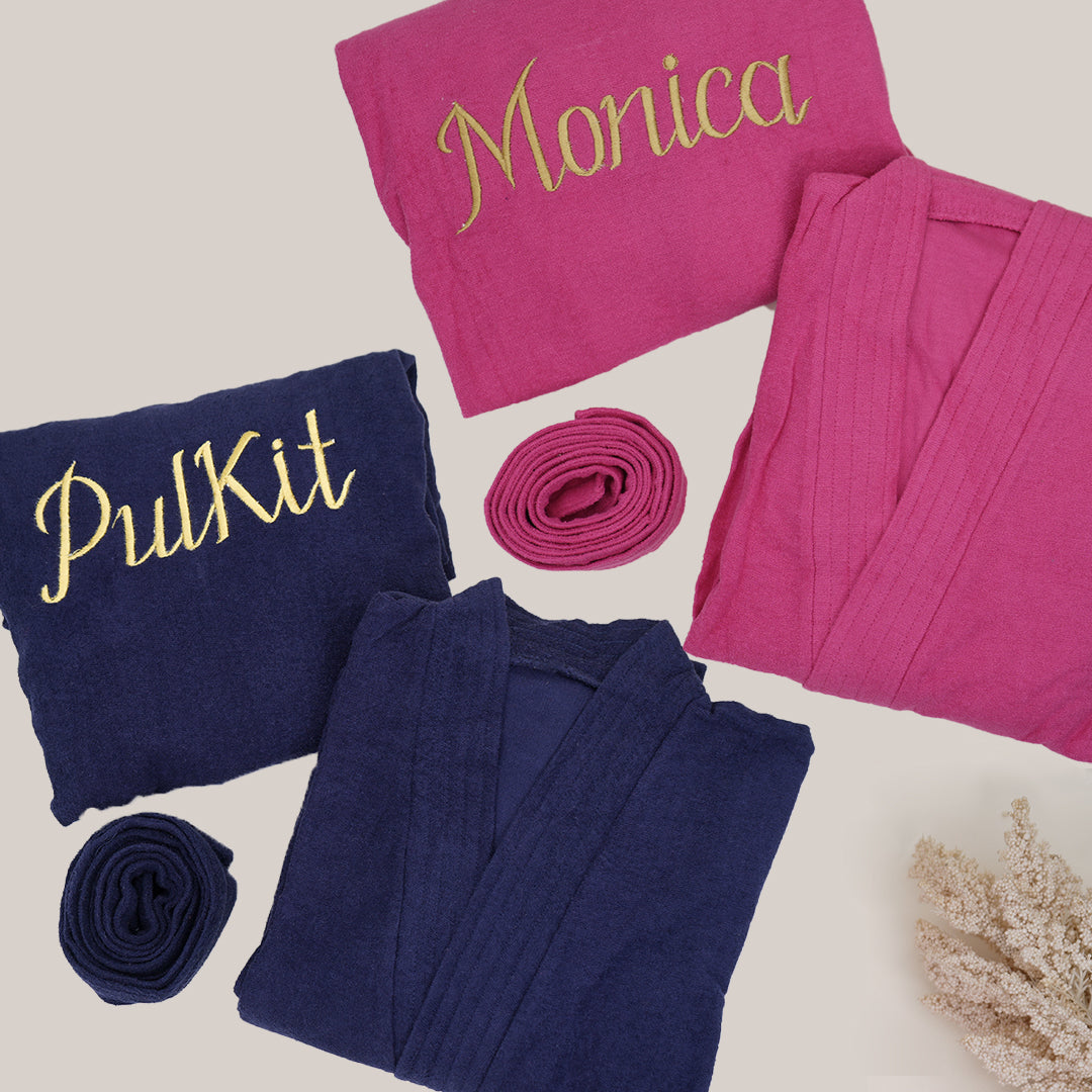 Personalised Couple Robes