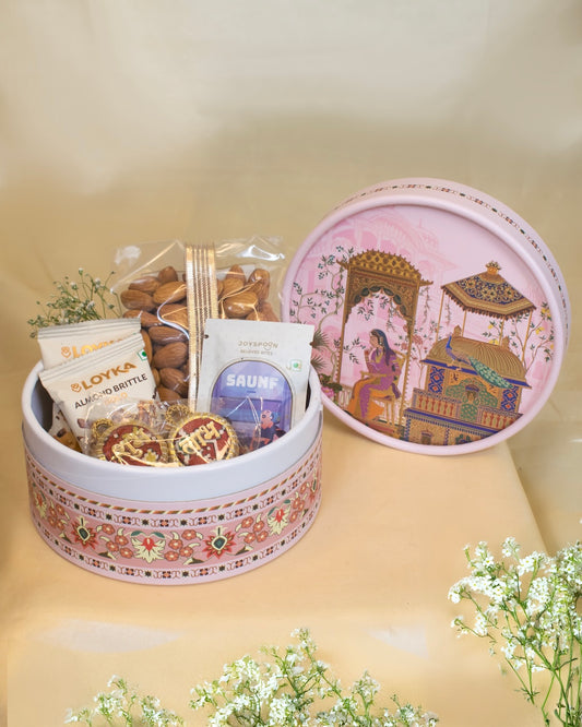Round Pink Box