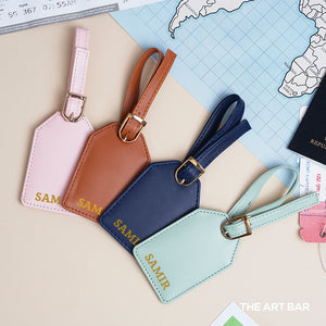 Couple Personalised Luggage Tags (Set of 2)
