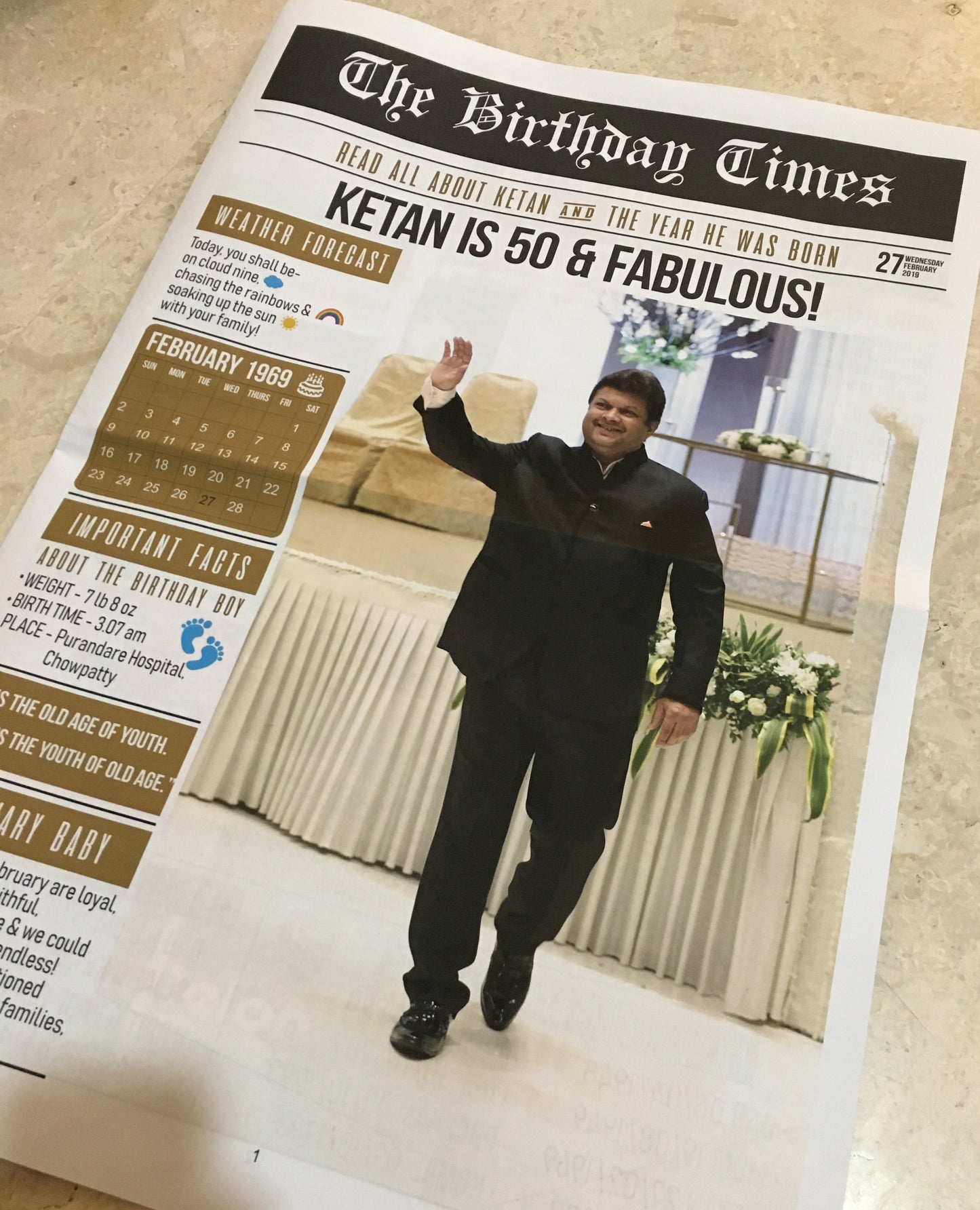 Personalised Newspaper