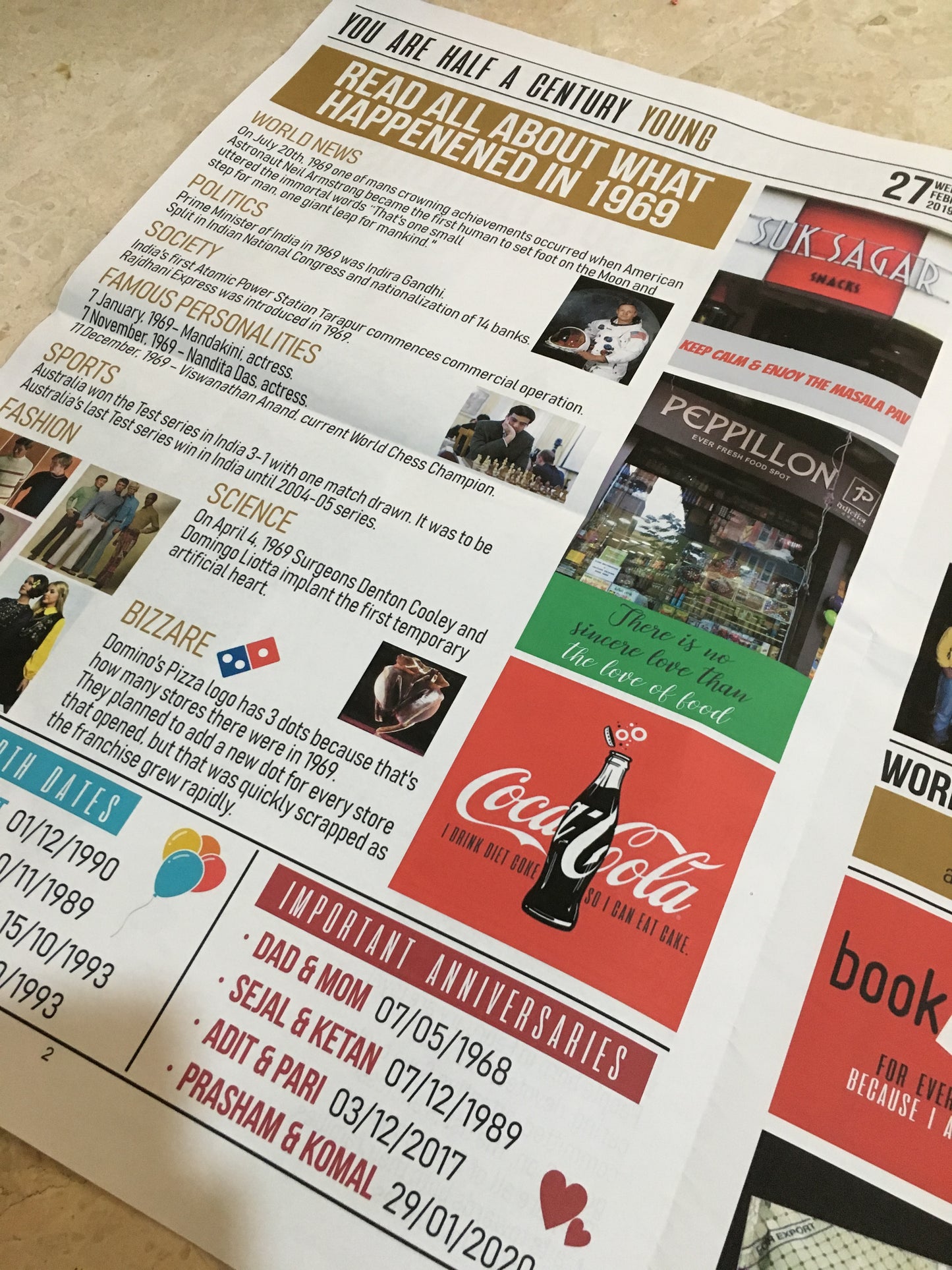Personalised Newspaper
