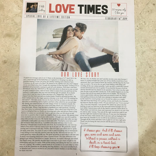 Personalised Newspaper