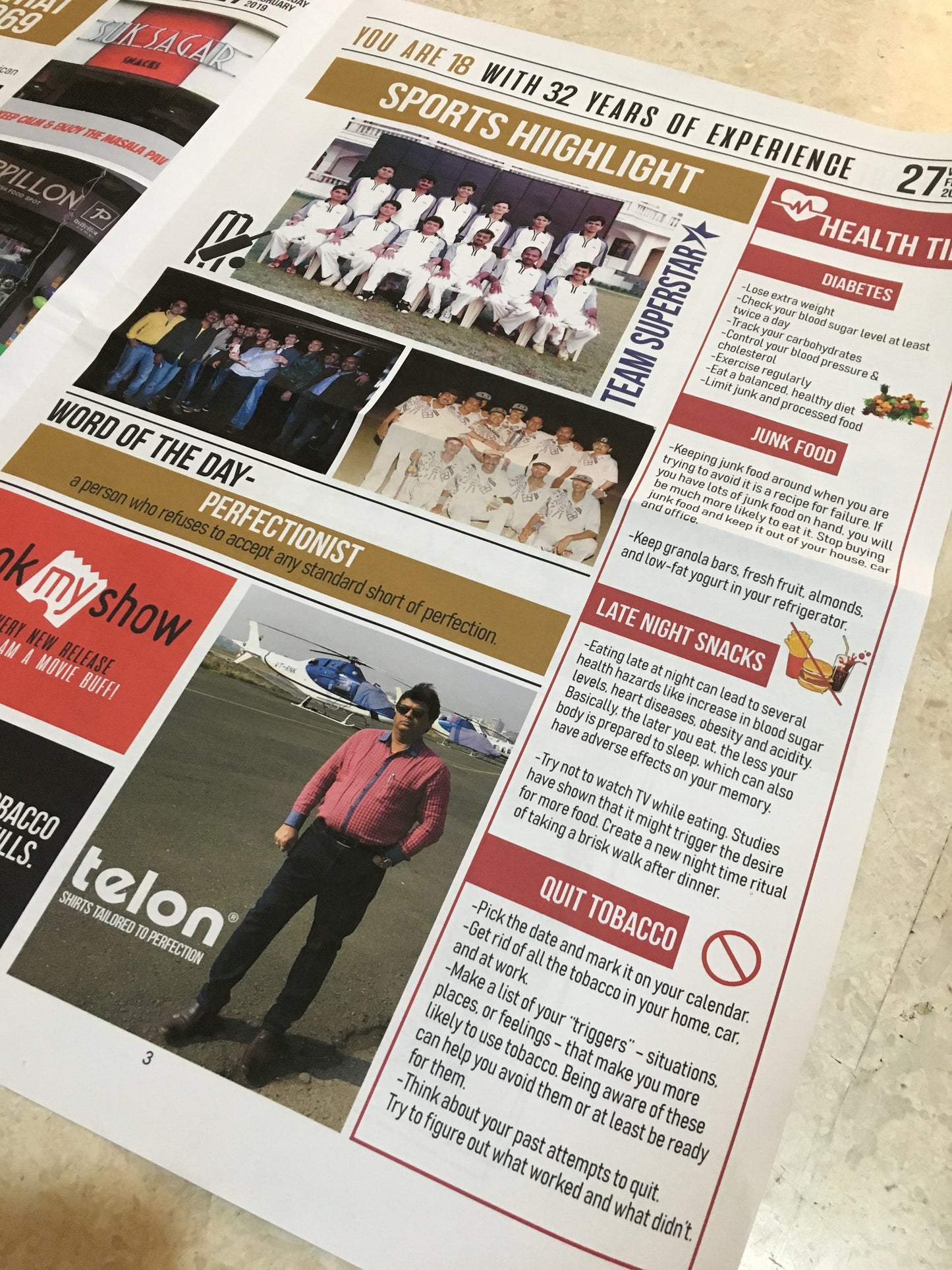 Personalised Newspaper