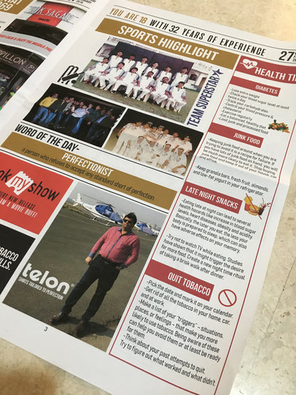 Personalised Newspaper