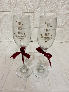 Personalised Champagne Glass (Set Of 2)
